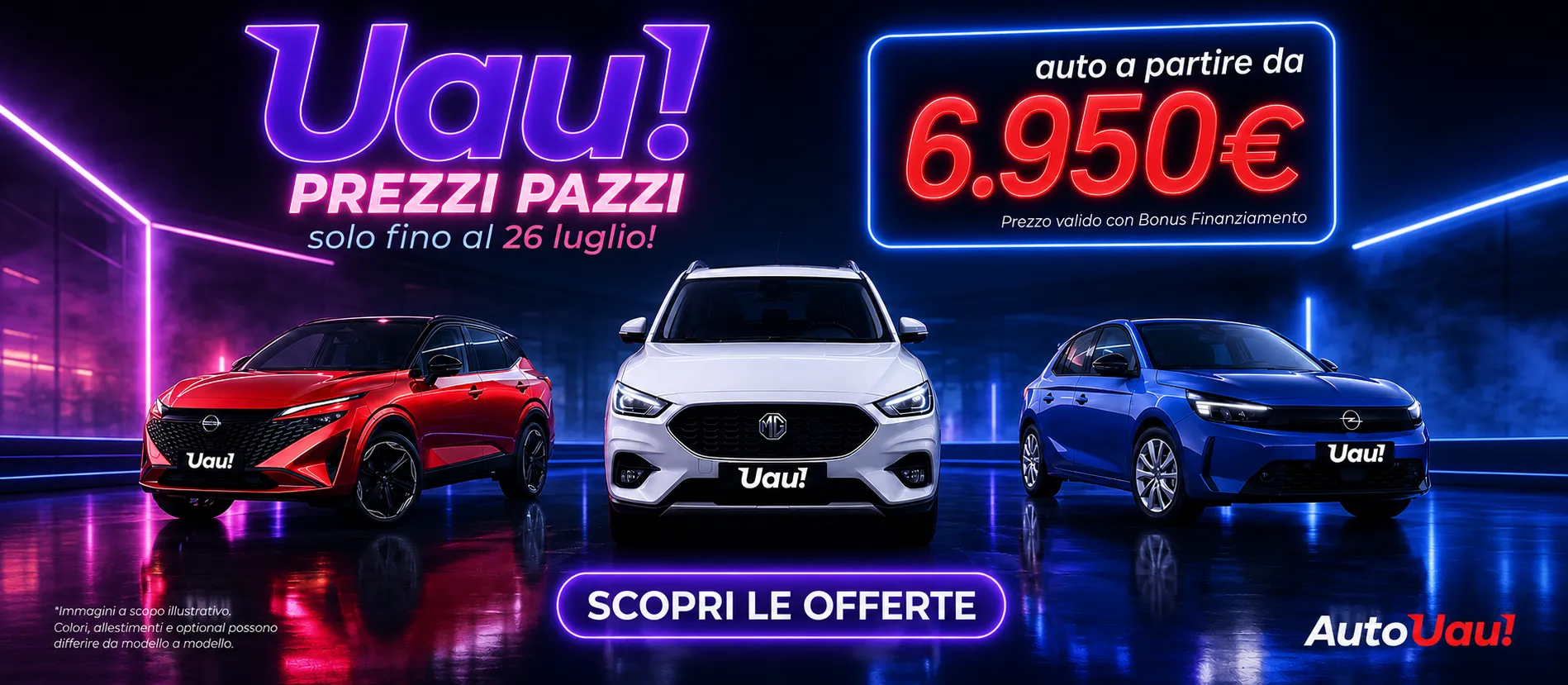 Immagini promozione Prezzi Pazzi Uau